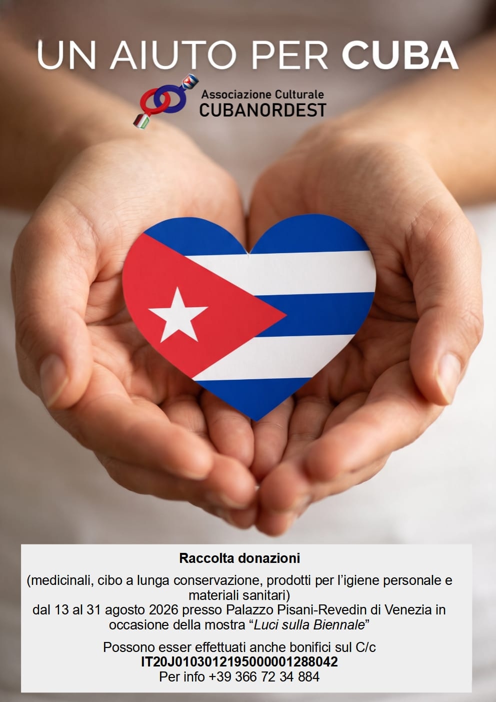 LUCI SULLA BIENNALE - UN AIUTO PER CUBA